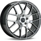 Enkei Raijin 19x8 42mm Inset 5x120 Bolt Pattern 72.6 Hub Bore Hyper Silver Wheel