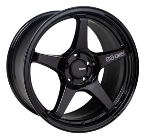 Enkei TS-5 18x8 5x112 45mm Offset 72.6mm Bore Gloss Black