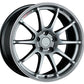 SSR GTV02 17x7.0 5x114.3 42mm Offset Flat Black Wheel