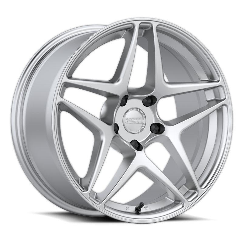 Kansei K15H Astro 18x9.5in / 5x120 BP / 35mm Offset / 72.56mm Bore - Hyper Silver Wheel