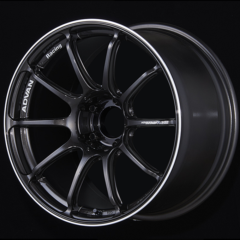 Advan RSIII 19x9.0 / +45 Offset / 5-114.3 / 73mm Bore / Black Gunmetallic & Ring