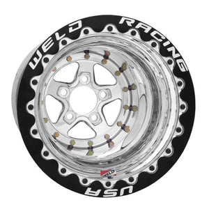 Weld Alumastar 2.0 15x10 / 5x4.75 / 5in. BS Polished Wheel