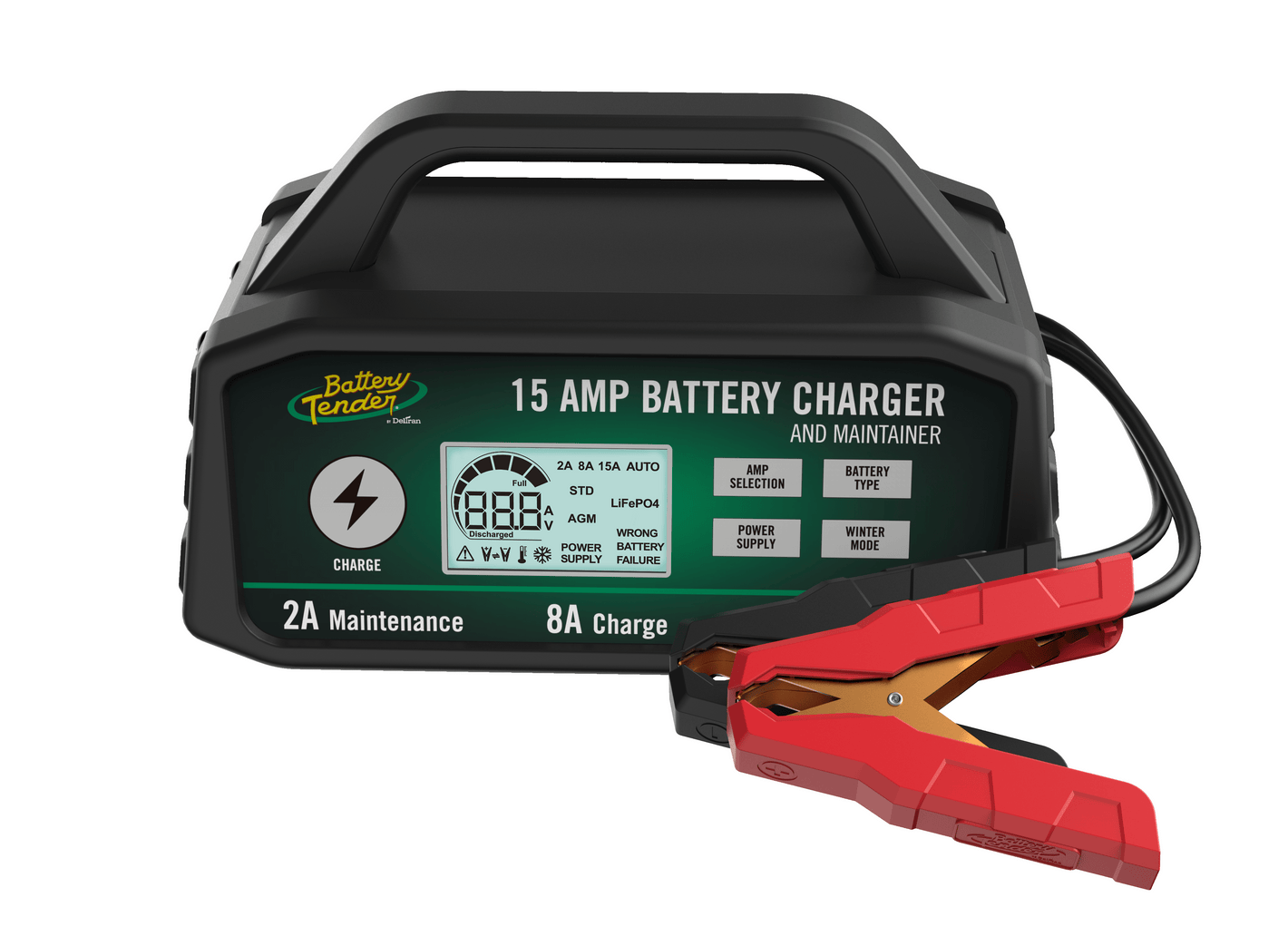 PowerTender® 15/8/2 Amp 12V Battery Charger and Maintainer