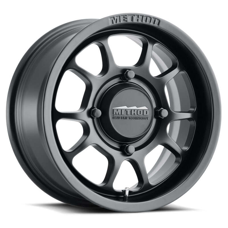 Method MR409 Bead Grip 15x7 / 5+2/38mm Offset / 5x4.5 / 72 CB Matte Black Wheel