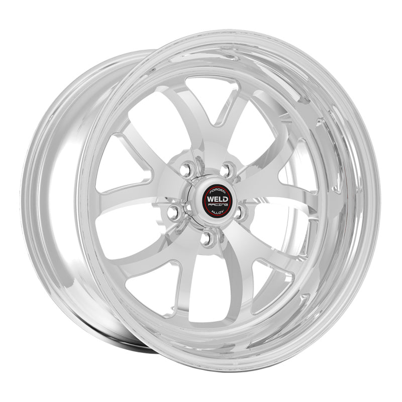 Weld S76 17x11 / 5x115mm BP / 6.2in. BS Polished Wheel - Non-Beadlock