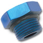 Russell Performance -4 AN Straight Thread Plug (Blue)