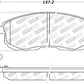 StopTech Street Touring 02-04 Infiniti I30/I35 / 02-06 Nissan Altima Front Brake Pads