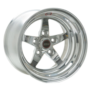 Weld S71 15x12.33 / 5x4.5 BP / 3.5in. BS Polished Wheel (Medium Pad) - Non-Beadlock