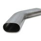 Vibrant 3in Oval (Nominal Size) T304 SS 45 deg Mandrel Bend 6in x 6in leg lengths