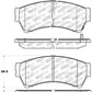 StopTech Performance 06-10 Ford Fusion / 07-10 Lincoln MKZ / 06-09 Mazda 6 Front Brake Pads