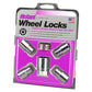 McGard Wheel Lock Nut Set - 4pk. (Reg. Shank Seat) 1/2-20 / 13/16 Hex / 1.38in. Length - Chrome