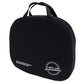 NRG Racing Seat Cushion - One Piece Memory Foam Nylon Black w/ White Stitching