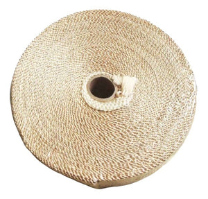 Torque Solution Fiberglass Exhaust Wrap Universal 2inx100ft - Tan