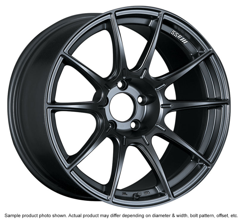 SSR GTX01 18x10.5 5x114.3 22mm Offset Flat Black Wheel G35 / 350z / 370z