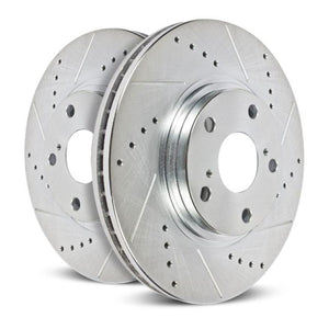 Power Stop 08-2012 Ford F-350 Super Duty Front Drilled & Slotted Rotor - Pair