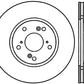 StopTech 13-15 Acura ILX Cryo Slotted Front Right Sport Brake Rotor