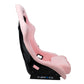 NRG FRP Bucket Seat PRISMA Edition W/ pearlized Back Pink Alcantara - Large