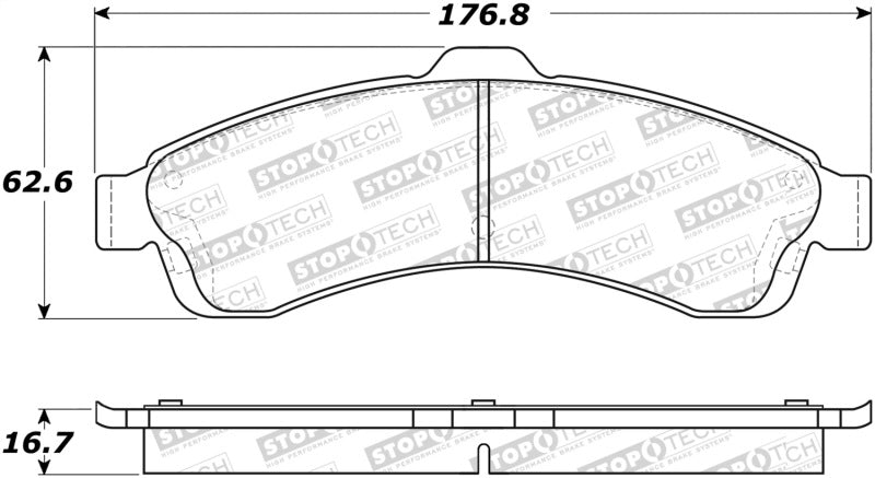 StopTech Street Select Brake Pads