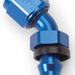 Russell Performance -8 AN Twist-Lok 45 Degree Hose End (Blue)