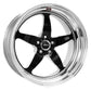 Weld S71 20X10.5 / 5x120mm BP / 7.3in. BS Black Wheel (High Pad) - Non-Beadlock