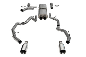 Corsa 25-26 RAM 1500 RHO Crew Cab 3.0L Turbo Cat-Back Dual Rear Exit w/ 5in Single Satin Pro Series