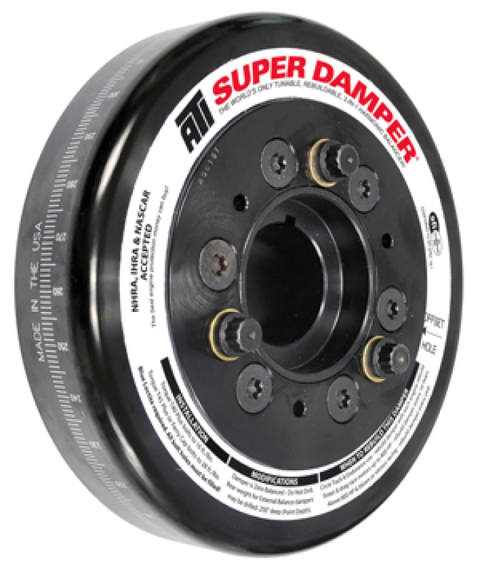 ATI Damper - 6.78in - AL - 6 Grv - 10 Per UD - LS1/2/3/6 - 97-13 - Y Body - No A/C - AL Hub - 3 Ring