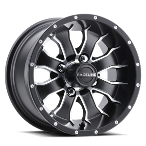 Kansei G77 Mamba 12x7in / 4x101.6 BP / 5mm Offset / 68mm Bore - Satin Black Wheel