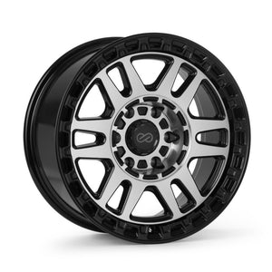 Enkei Trail-Tracker 17x8.5 / 6x139.7 BP / ET20 / 106.1mm Bore - Matte Black Machined Wheel