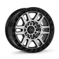 Enkei Trail-Tracker 17x8.5 / 6x139.7 BP / ET0 / 106.1mm Bore - Matte Black Machined Wheel