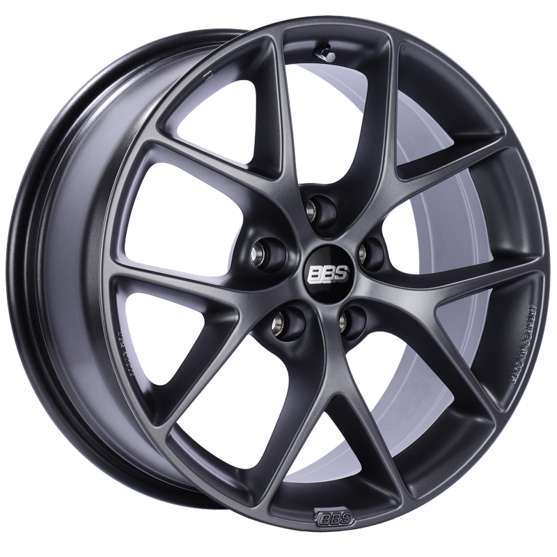 BBS SR 18x8 5x114.3 ET40 Satin Grey Wheel -82mm PFS/Clip Required