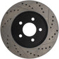 StopTech 05-10 Ford Mustang GT Front Right Slotted & Drilled Rotor