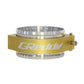 GReddy 3.5 Inch Gold Anodized Aluminum Boost Tube Clamp Set