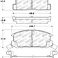 StopTech Street Touring 1/90-95/00-05 Toyota MR2/Spyder Rear Brake Pads