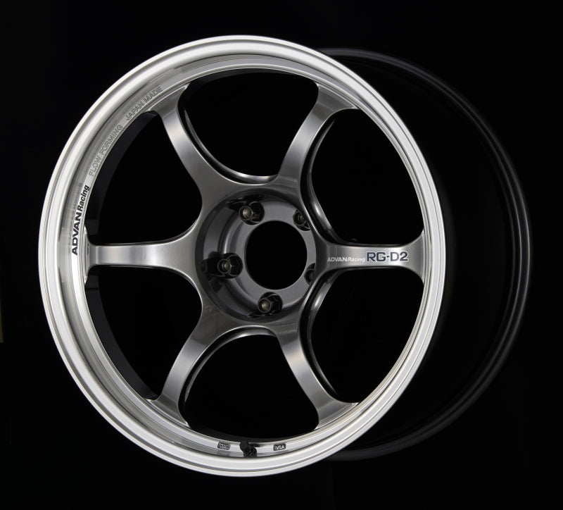 Advan RG-D2 18x9.5 +22 5-120 Machining & Racing Hyper Black Wheel