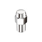 McGard Hex Lug Nut (Reg. Shank - .746in.) M12X1.5 / 13/16 Hex / 1.65in. Length (4-Pack) - Chrome