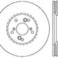 StopTech Power Slot 99-08 Acura TL (STD Caliber) / 01-03 CL / 04-10 TSX Front Right Slotted Rotor