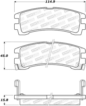 StopTech Street Brake Pads