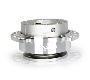 NRG Quick Release Kit - Silver Body/ Shinny Chrome Heart Cutout Ring