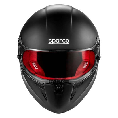 SPARCO Stealth RF Helmet - Medium - Matte Black/Red