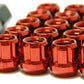 Wheel Mate Muteki Open End Lug Nuts - Red 12x1.25