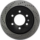 StopTech 2019 Ford Raptor w/ Electronic Parking Brake Sport Cross Drilled Right Rear Rotor