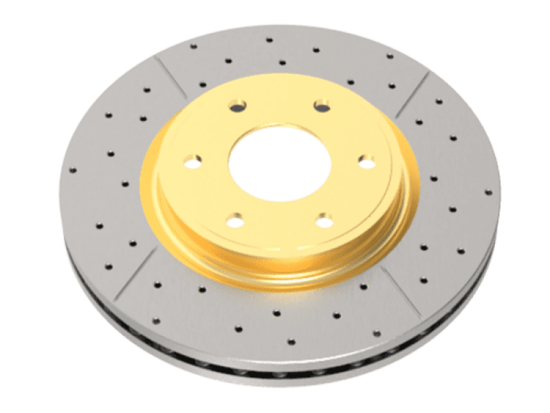 DBA 16-22 Acura ILX Rear Street Drilled & Slotted Rotor