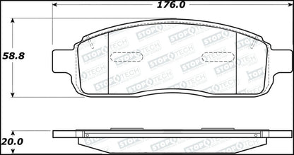 StopTech Street Select Brake Pads