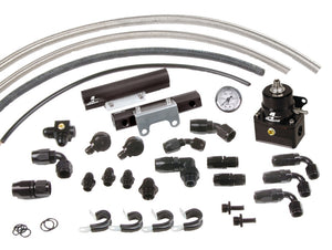 Aeromotive 04-14 Subaru WRX / 07-14 Subaru STI Top Feed Fuel Rail Kit - Black
