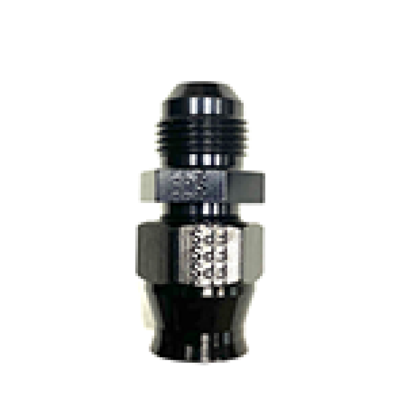 Fragola -10AN Male x 5/8in Tube AN Adapter Fitting Black