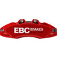 EBC Racing 17-21 Honda Civic Type-R (FK8) Red Apollo-6 Calipers 380mm Rotors Front Big Brake Kit