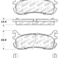 StopTech Performance 94-97/99-05 Miata w/ Normal Suspension Rear Brake Pads D636