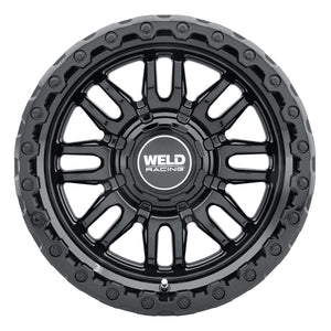 Weld Off-Road Swift 17x9in - 8x165.1 BP - ET-12 - 125.1mm CB - Gloss Black Wheel & Ring