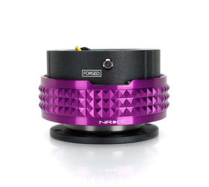 NRG Quick Release Kit - Pyramid Edition - Black Body / Purple Pyramid Ring