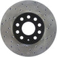 StopTech 05-10 VW Jetta (Exc Wagon) / 09-10 Jetta Wagon / 07-10 Rabbit Drilled Left Front Rotor